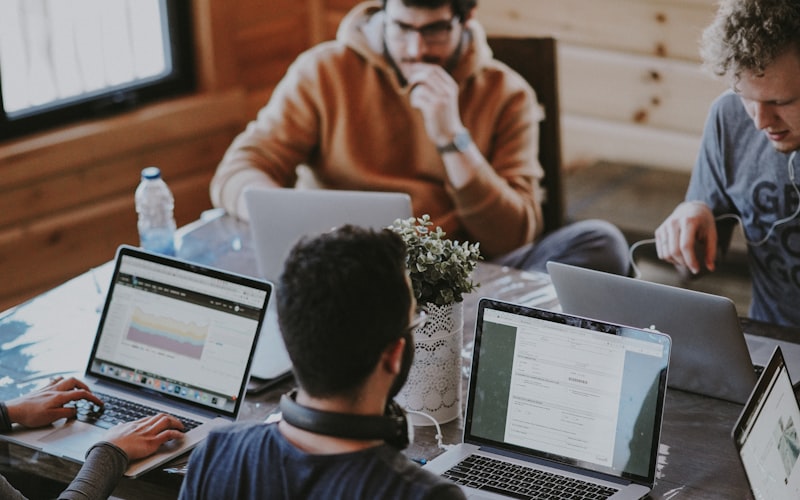 Professional team collaboration representing federal workplace